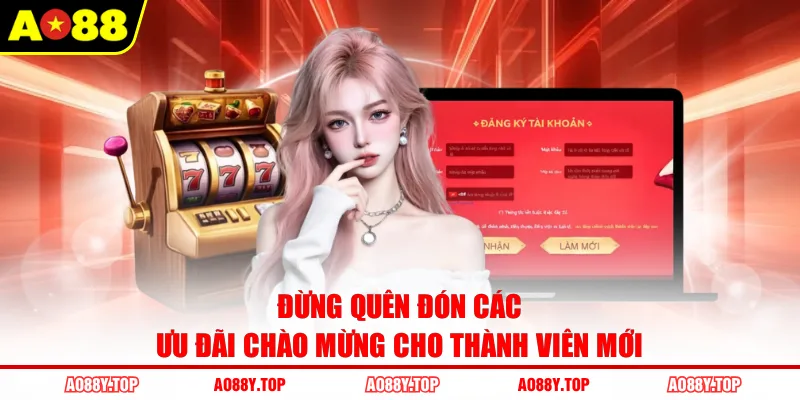 Đừng quên đón các ưu đãi chào mừng cho thành viên mới
